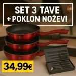SET 3 TAVE + NOŽEVI POKLON