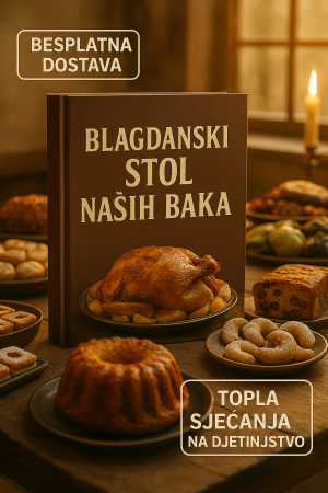 KNJIGA - BLAGDANSKI STOL NAŠIH BAKA – TRADICIONALNA JELA KOJA SPAJAJU OBITELJ