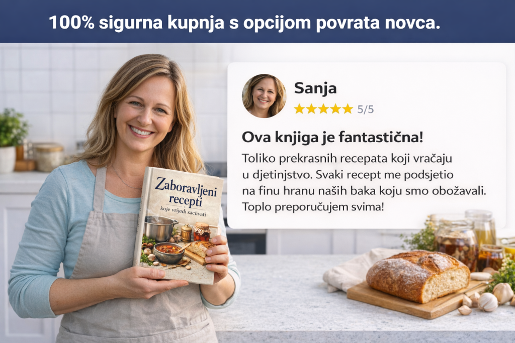 Recenzija čitateljice za kuharicu s domaćim receptima
